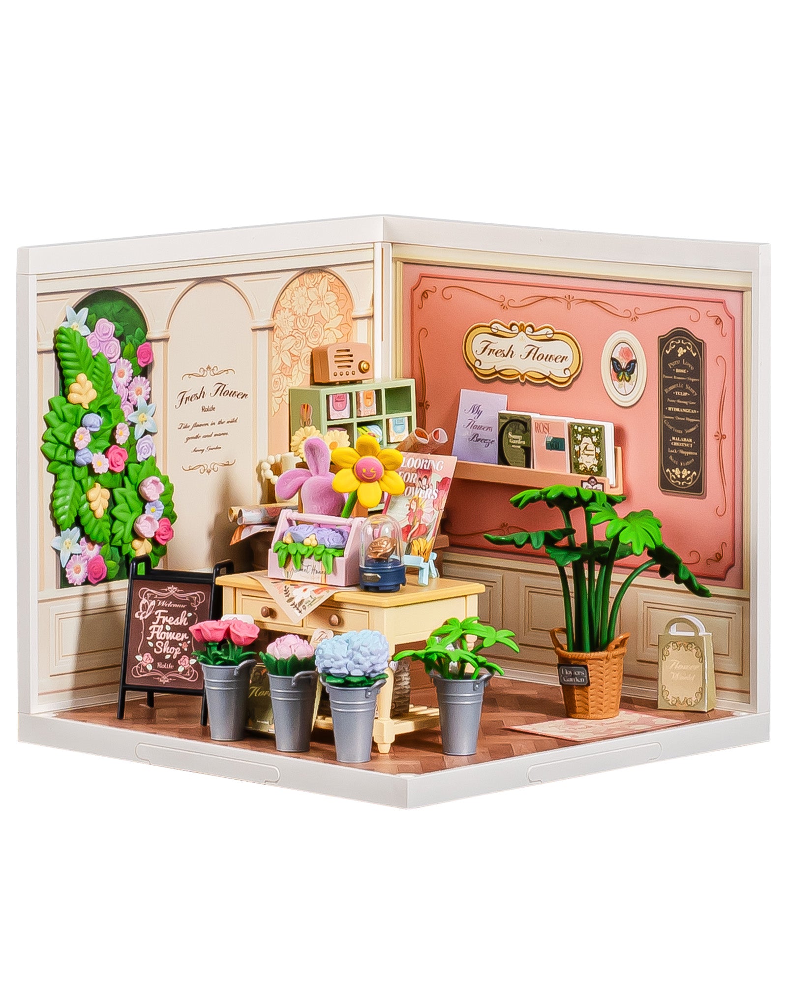 Rolife Super Creators Miniature House DIY Kit, 3D Wooden Puzzle With LED Lights, Great Gift For Adults & Teenagers, Multiple Themes,DW017B