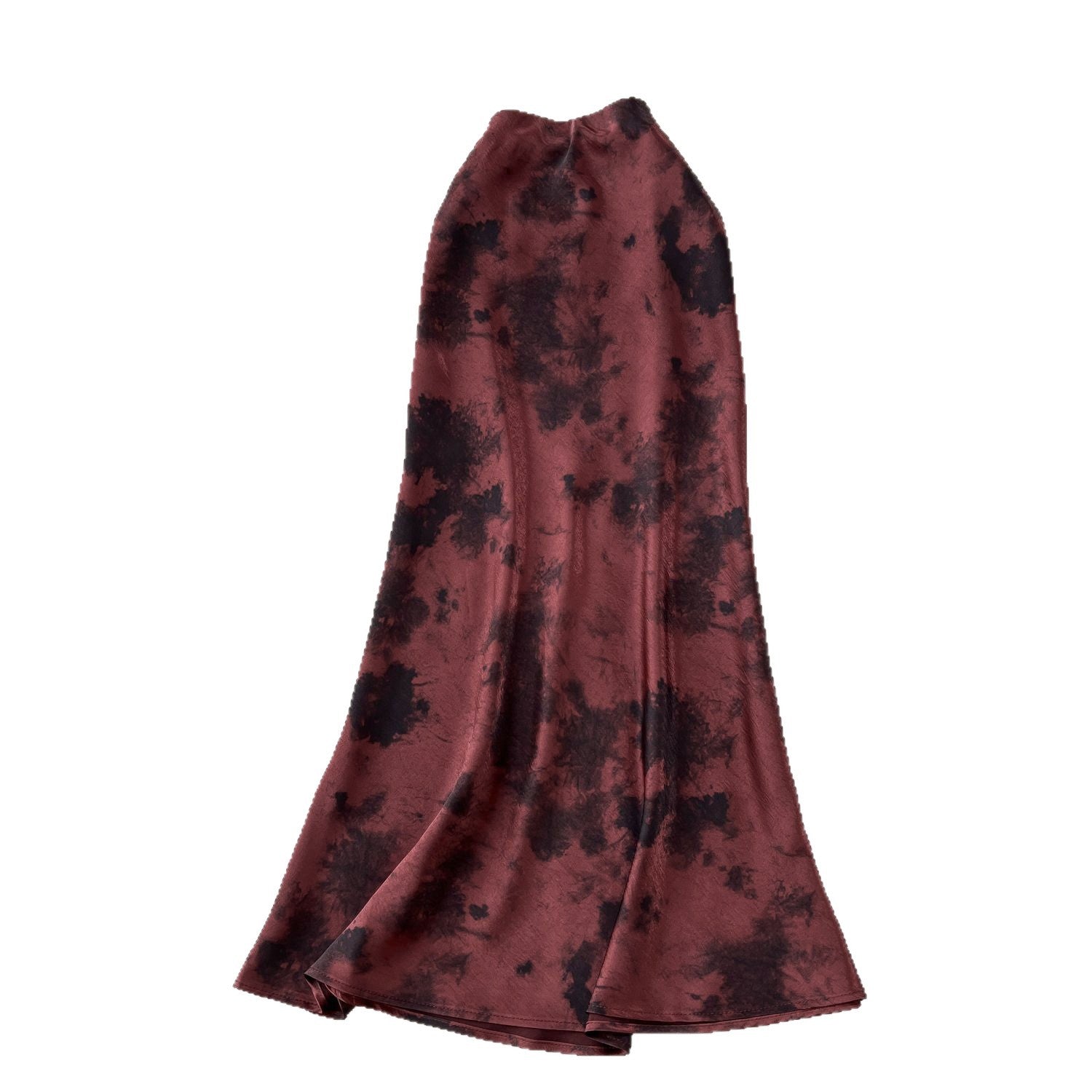French-style Sophisticated Satin Skirt For Women
