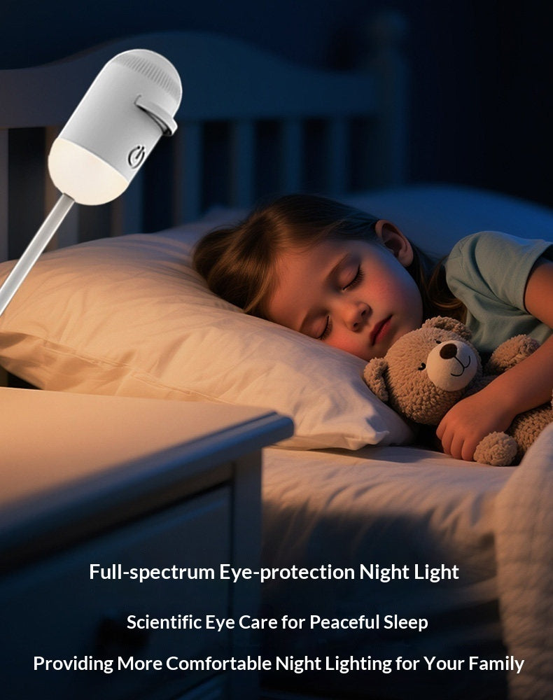 Night Light For The Bedroom Bedside Lamp For Sleep Baby Feeding And Eye Protection With USB Charging
