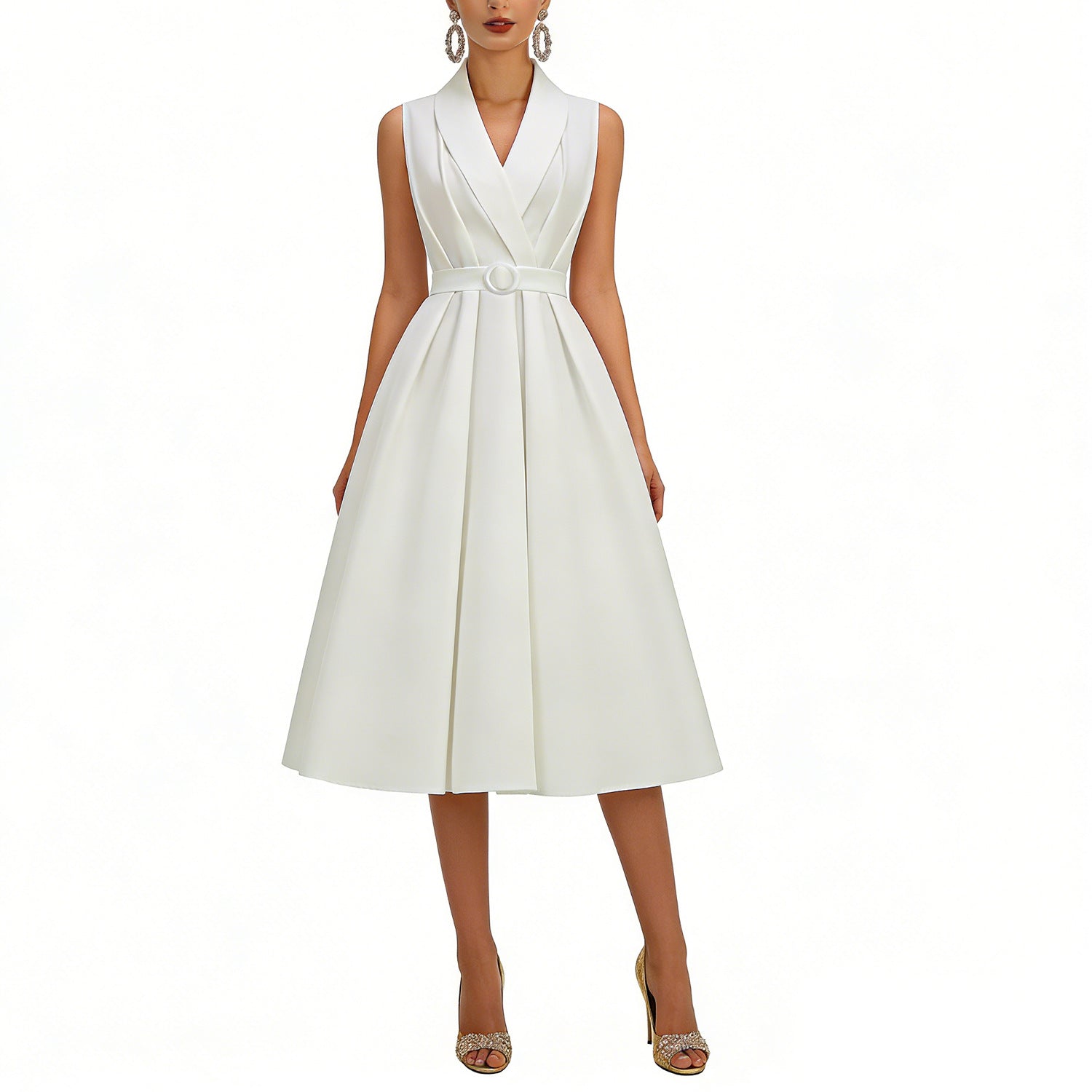 Women's Elegant Mid-Length Casual Dress