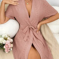Summer Casual Short-sleeve Jacket Fashionable Versatile Nightgown