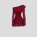 High Quality Red Dress With A Small Stature