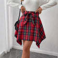Women's Asymmetrical Hem Half-length Skirt