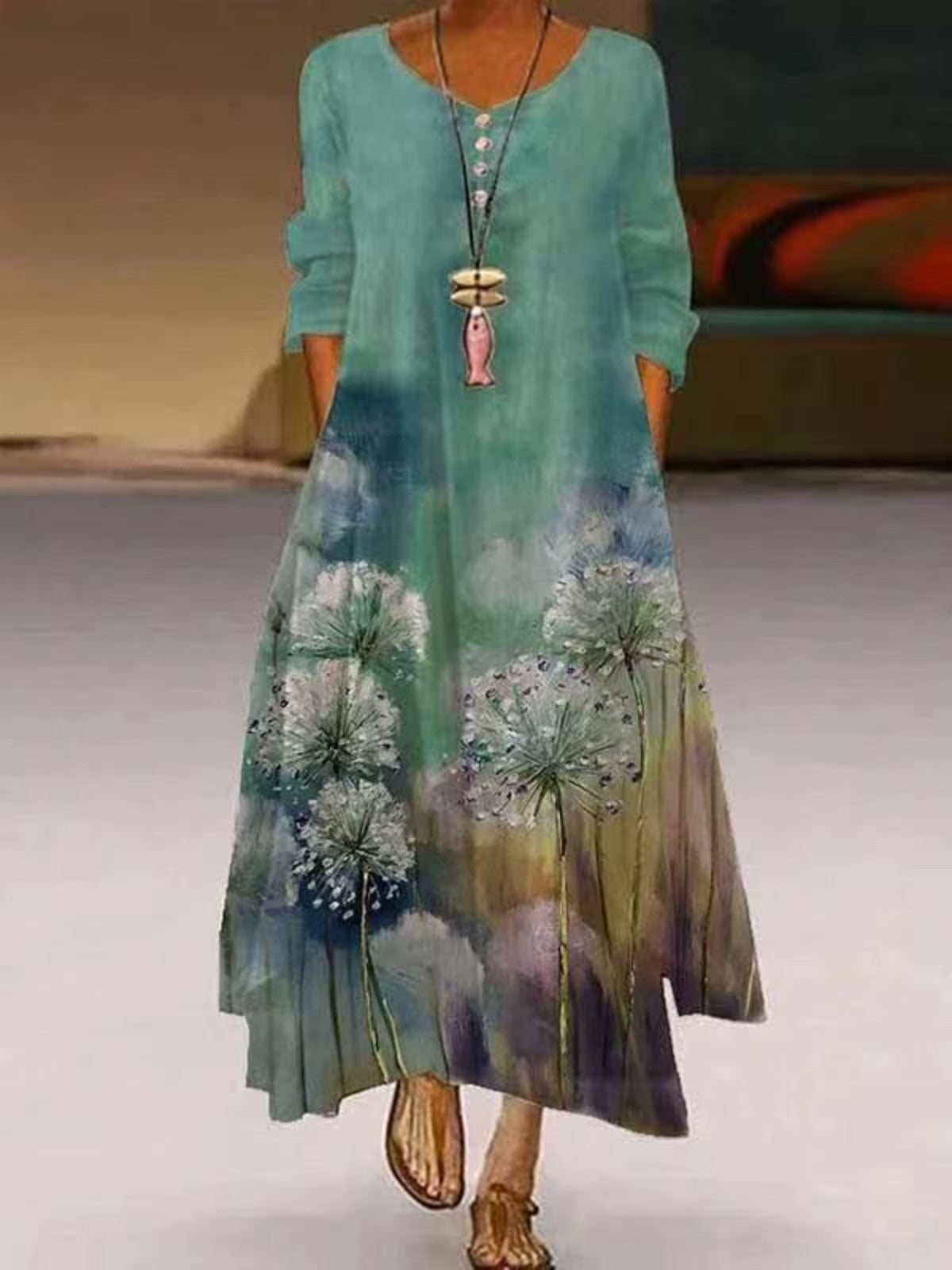 Women's Long Skirt With Irregular Hem