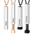Customize Lovers Name Stainless Steel Necklace Remember Your Most Meaningful Phrase Word