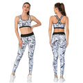 European And American Workout Clothes Yoga Clothes Running Suits Leggings Sports Bras