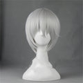 Broad Silk Vitality Girl White Short Hair Cosplay Wig