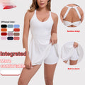 Anti-exposure  Quick-drying  Breathable Sleeveless Running And Yoga Sports Dress