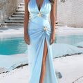 Solid-color Fashionable Sexy Dress For Women