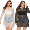 Women's Bikini Cover-Up Mesh Dress