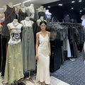 Lace Embroidered Temperament Dress Woman
