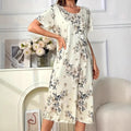Casual Dress A-line Skirt White Mid-rise