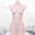 Mini Ultra-small Tie Strawberry Bikini Set