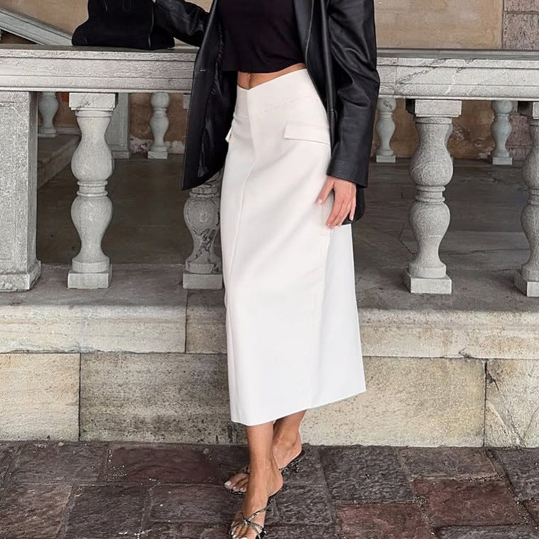 Women's All-Match Casual Long A-Line Skirt