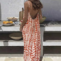 Womens Strap Coat Backless Loose Casual Dress