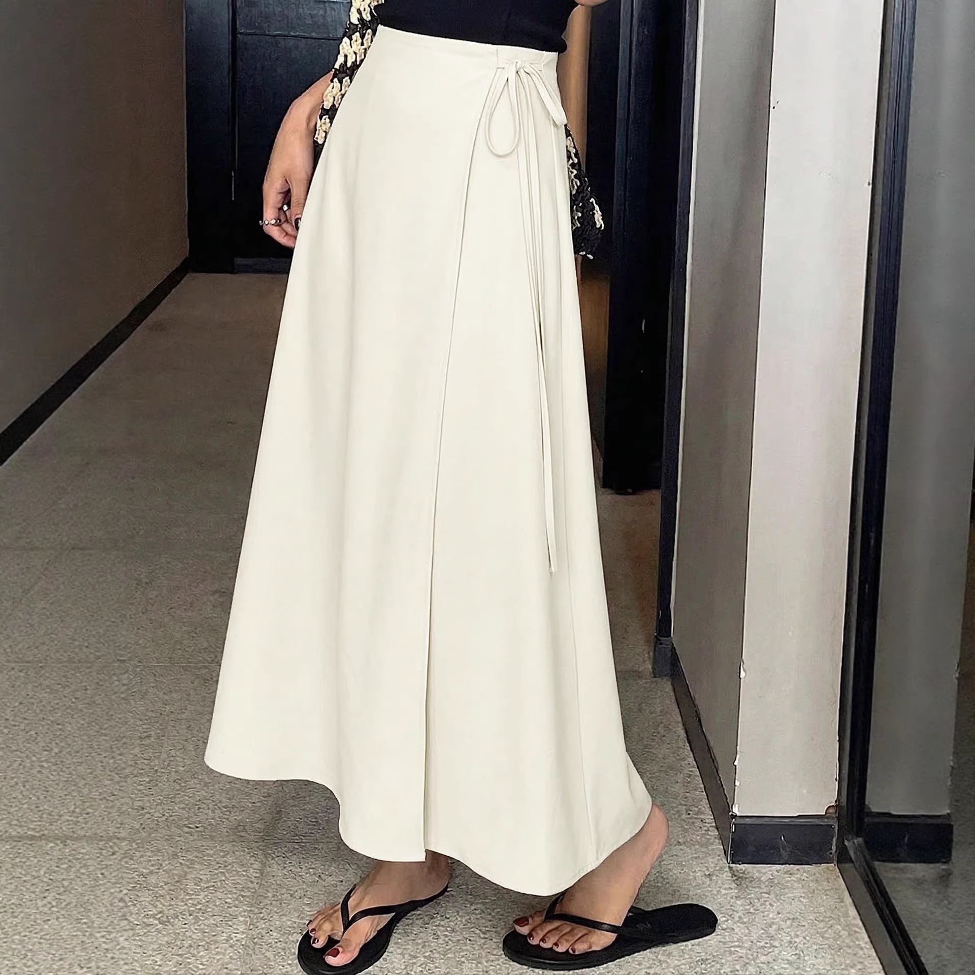 Short Height Springsummer A Line Womens Skirt