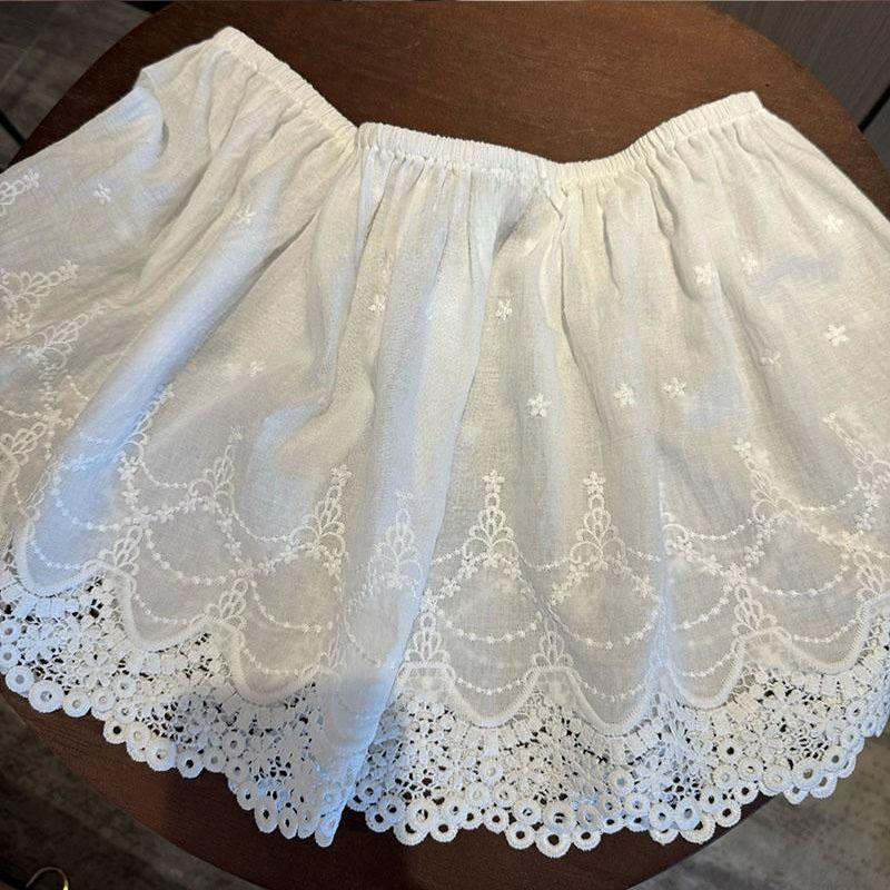 French-style Anti-Exposure Lace Skirt Women's