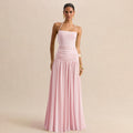 Strap Waist-Cinching Slimming Ruched Dress For Women