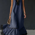 Resort-Style Linen Maxi Dress