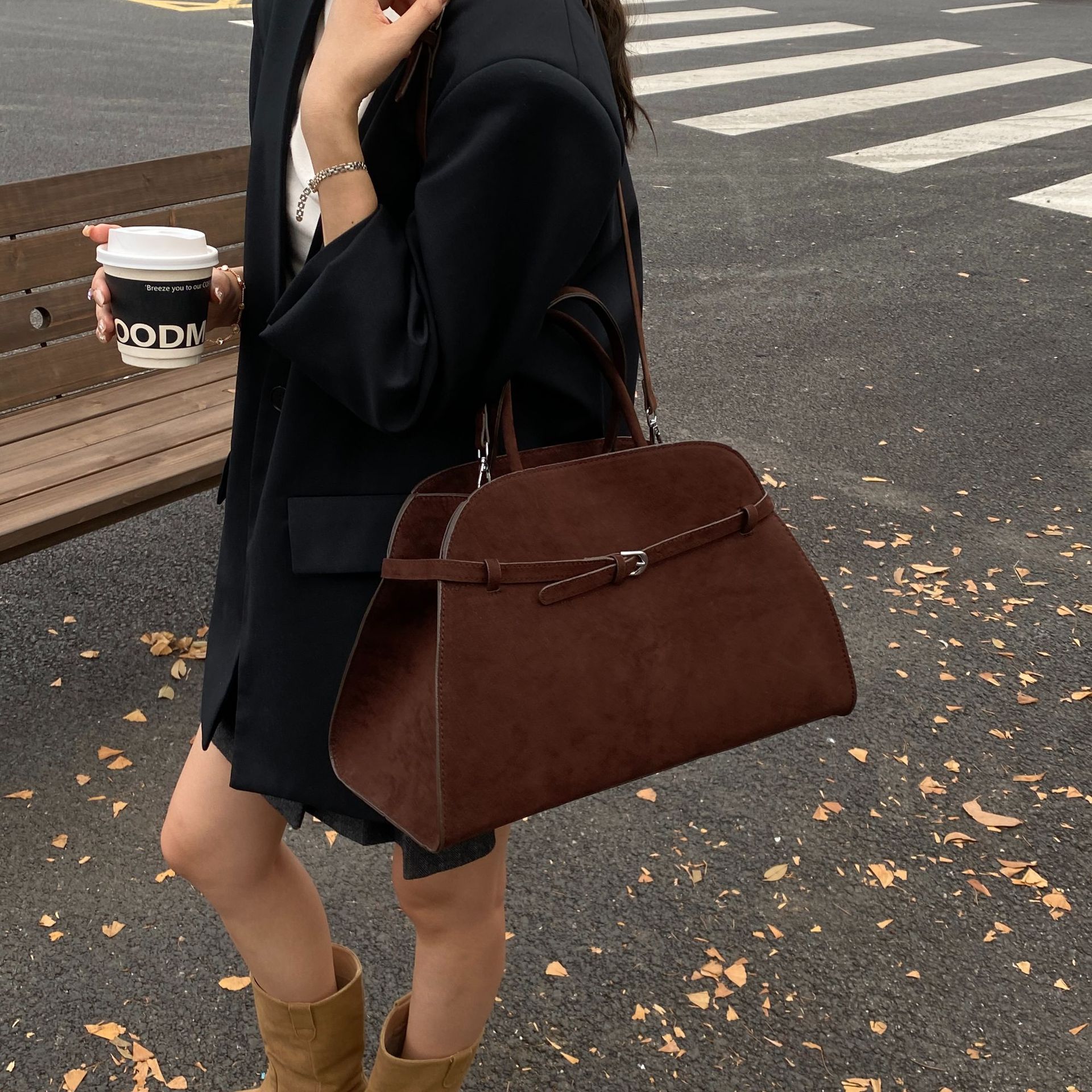 Autumn Winter Tote Bag Women's Commuter Handbag