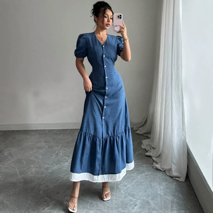 Summer Casual Lace Long Dress For Women