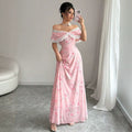 Women's Fashion Slim Floral Dress