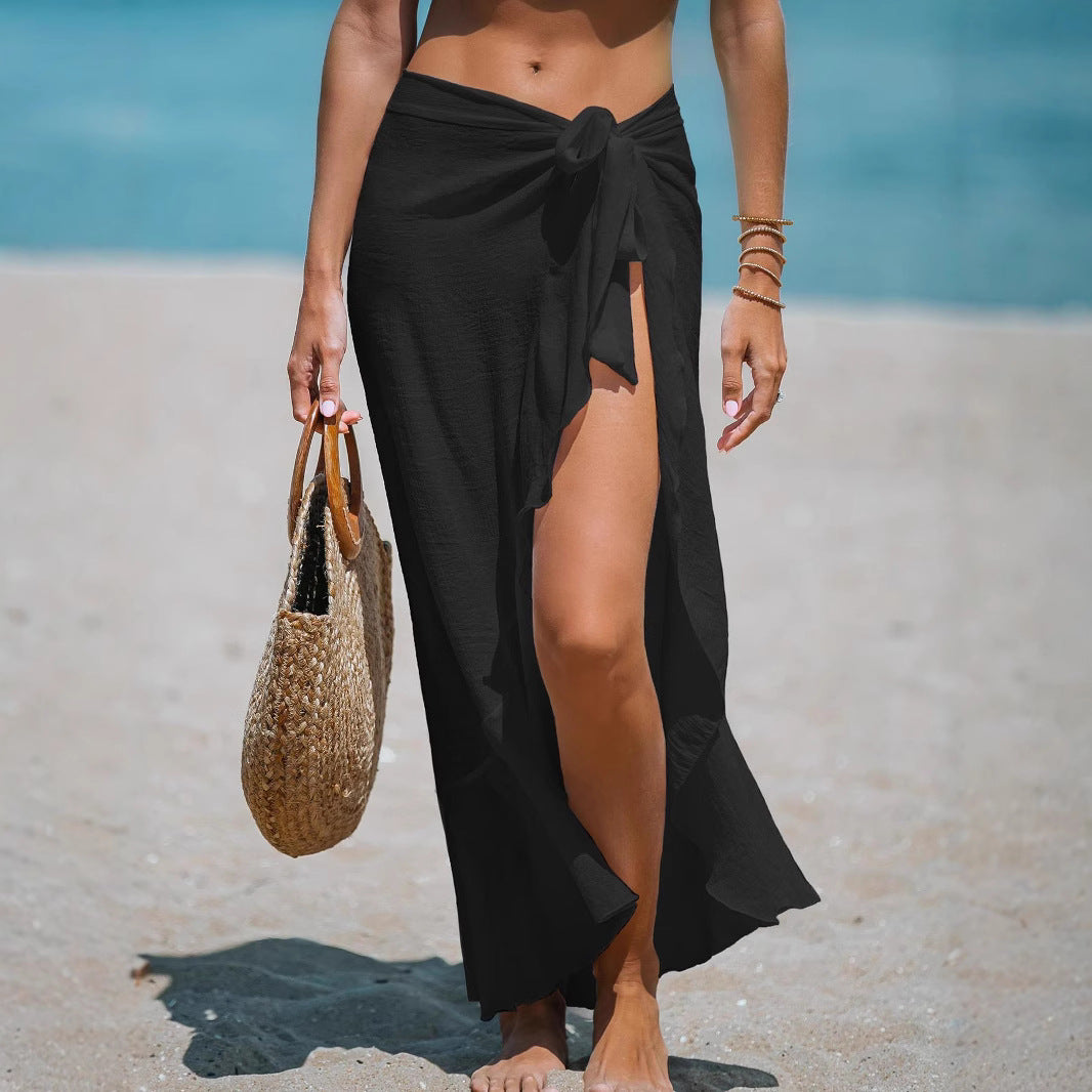 SpringSummer Fashion Strap-Style Resort Sand Skirt