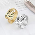 Custom silver ring