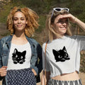 Little Black Cat Peeks At Heat Transfer Printing