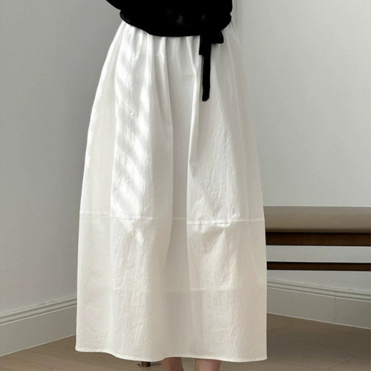 Womens Slimming Mid-length Skirt That Covers The Hips