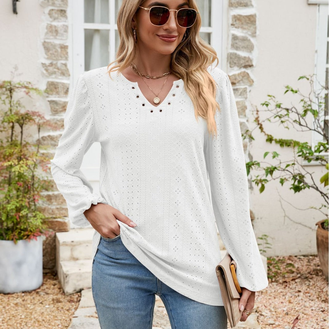 Long-sleeve Figure-flattering Top Thats Breathable And Comfortable