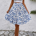 Women's Casual A-Line Floral All-Match Mini Skirt