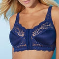 Front Buckle Bra No Underwire Easy To Put On And Take Off Large Cup Lace Underwear