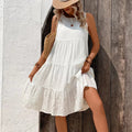 Elegant And Fashionable Little White Dress