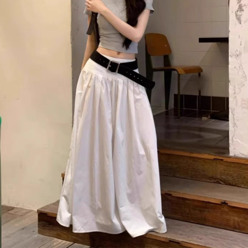 Women's Korean-style Summer High-waisted Casual Skirt