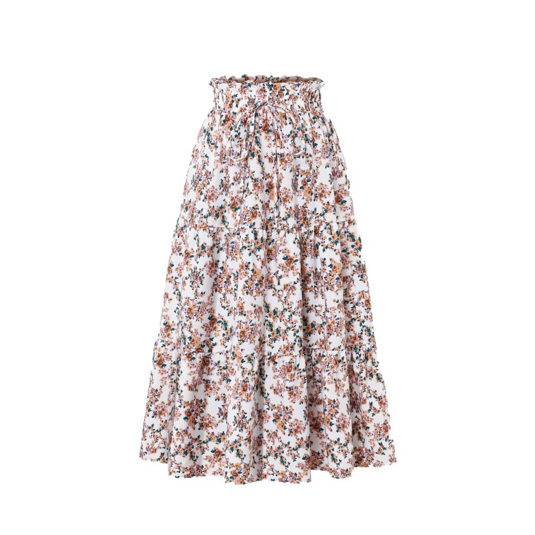 Women's Commuter Elegant Chic Floral Dress With A Full Skirt