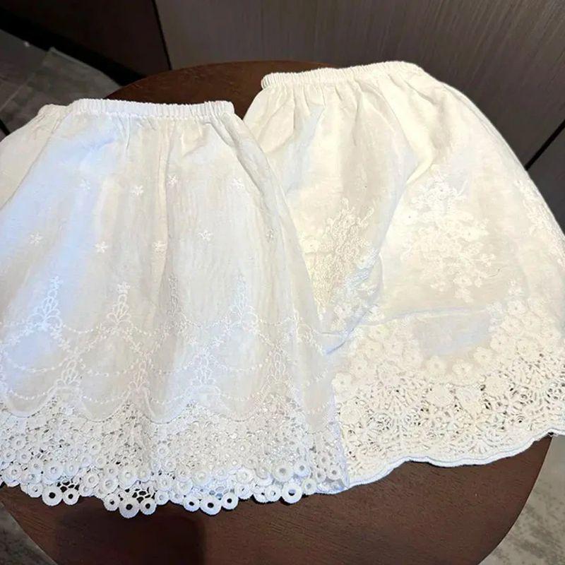 French-style Anti-Exposure Lace Skirt Women's