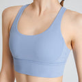 Beauty Shock Absorption Gathered Yoga Bra