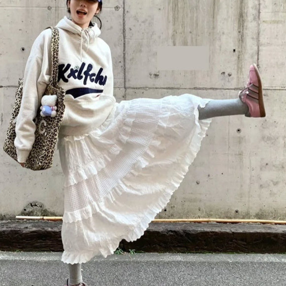 High-waisted Ballet-style Elegant Womens Skirt