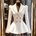 Temperament Women's Blazer Long Sleeves