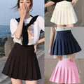 AutumnWinter Casual Pleated Skirt Women's