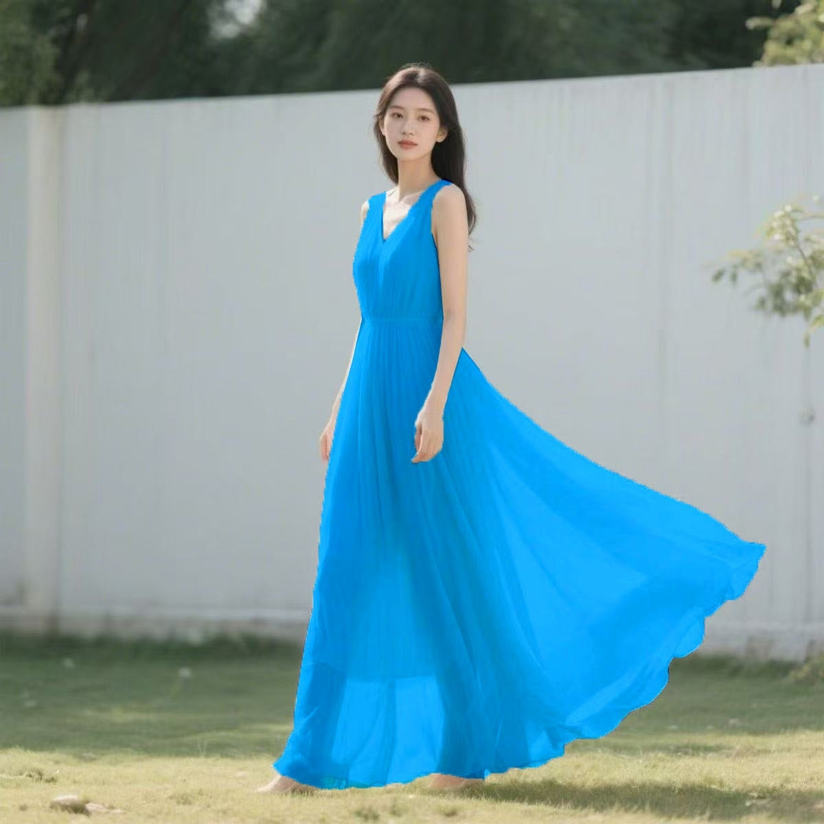 Bohemian-style Beach Dress For Photos Women's