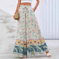 Bohemian Multicolor Printed Sweet Maxi Dress