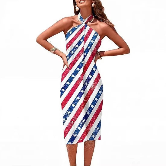 Women's Sheer Sarong High-Slit One-Size Swimsuit Cover-Up