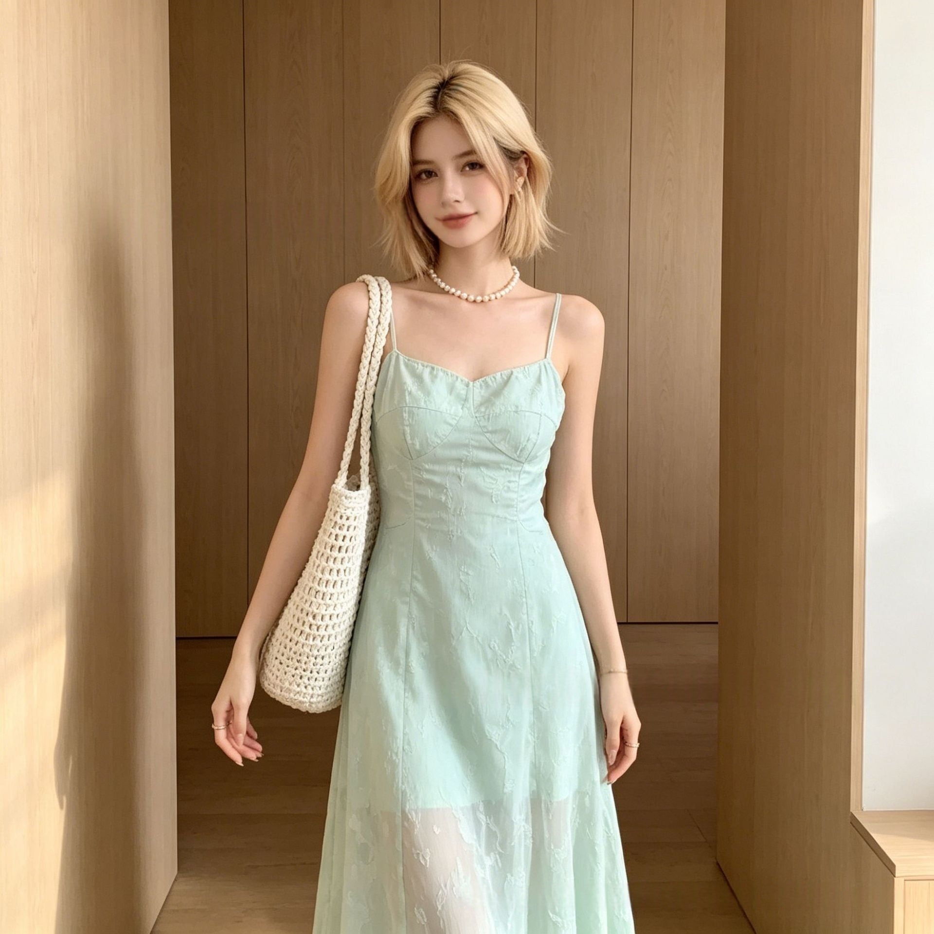 New French-style Slip Dress For Women