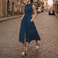 Women's Polka-Dot Printed Fashionable Casual Dress