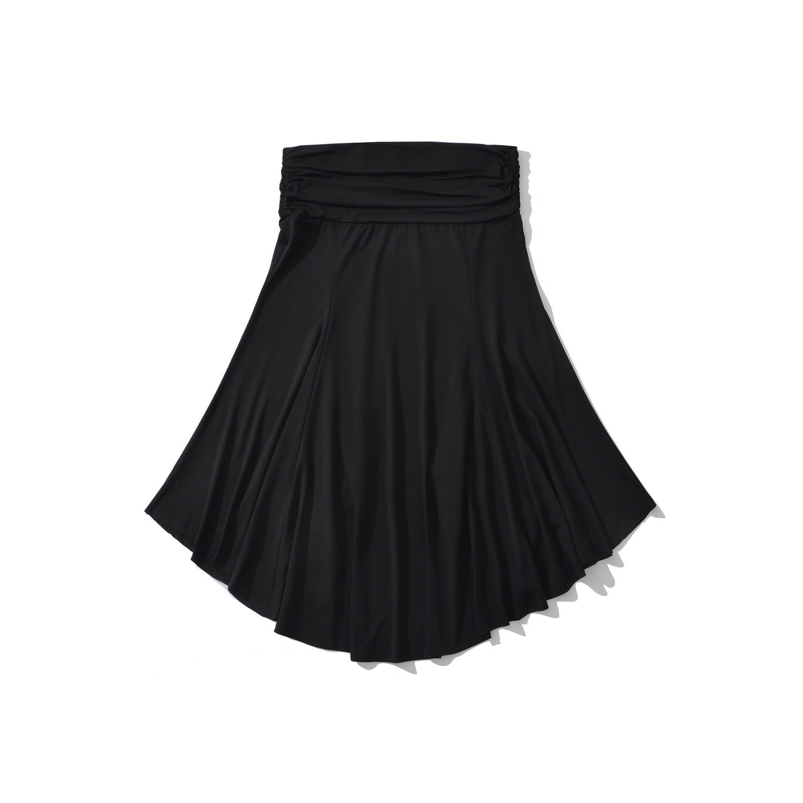 Women's Low-Waist Pleated Irregular Bodycon Skirt