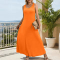 Women's Stylish And Elegant Solid-Color Dress
