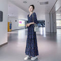 Summer New Korean-style Floral Print Dress For Women