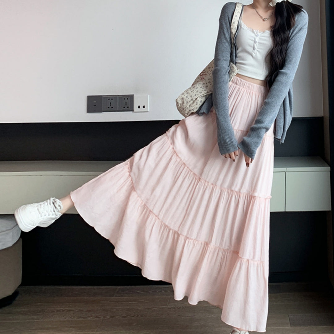 Spring Autumn High-waisted Skirt Women's Style